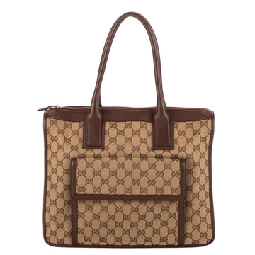 Square Front Pocket Zip Tote