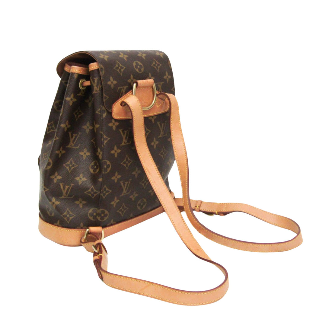 Louis Vuitton Montsouris Mm  Canvas Backpack Bag