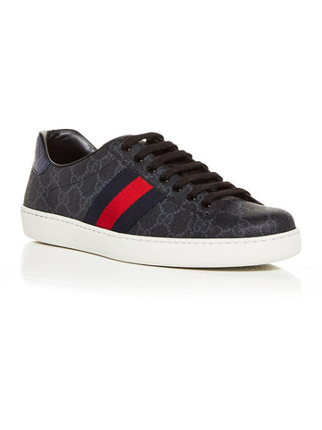 Mens Leather Logo Oxfords