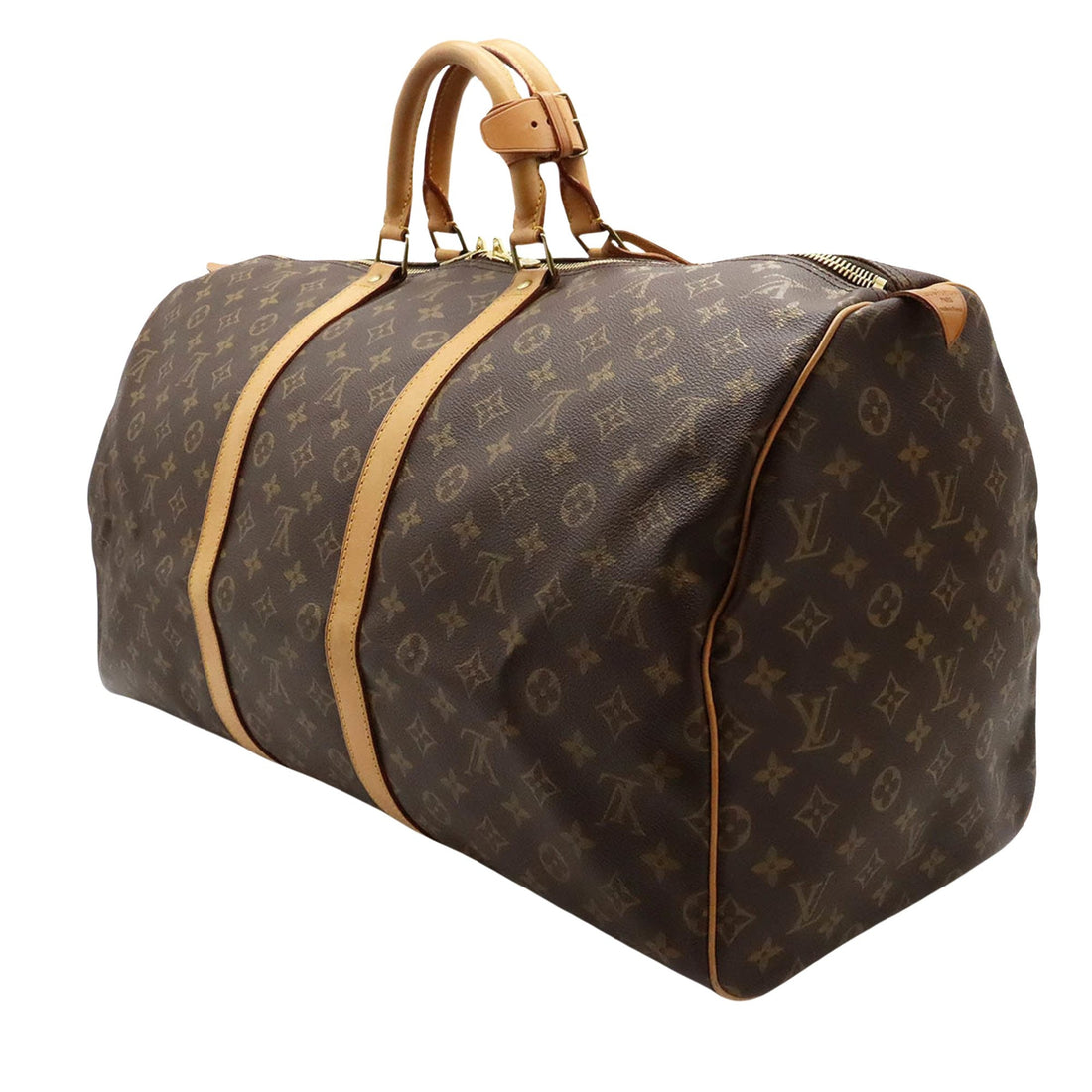 Louis Vuitton Keepall 55  Canvas Travel Bag