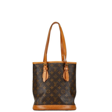 Louis Vuitton Bucket Pm  Canvas Shoulder Bag