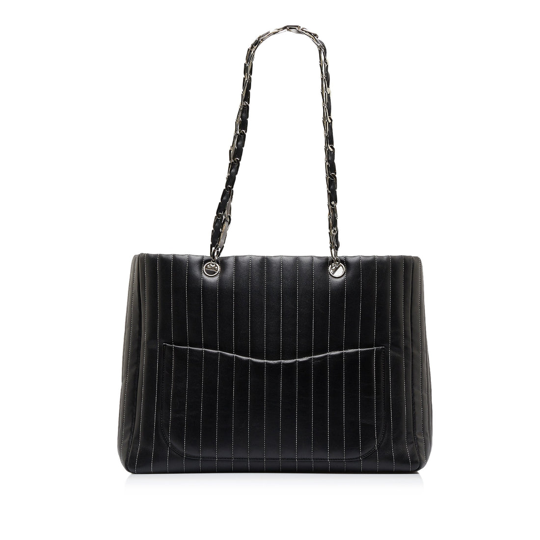 Black Top Quality Chanel CC Mademoiselle Ligne Tote