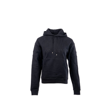 Saint laurent size XS letter hoodie cotton black