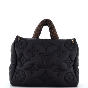 Pillow OnTheGo Tote Monogram Quilted Econyl Nylon MM