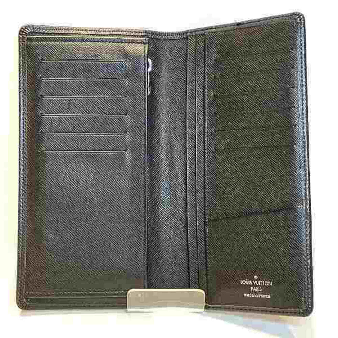 Louis Vuitton  Leather Long Bill Wallet (Bi-Fold)