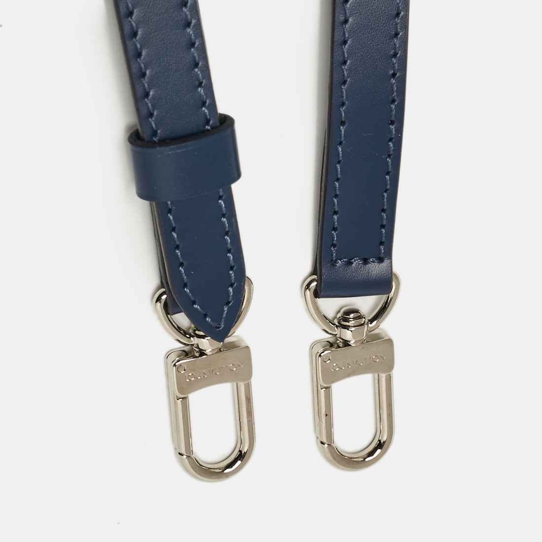 Louis Vuitton Navy Blue Leather Adjustable Shoulder Bag Strap