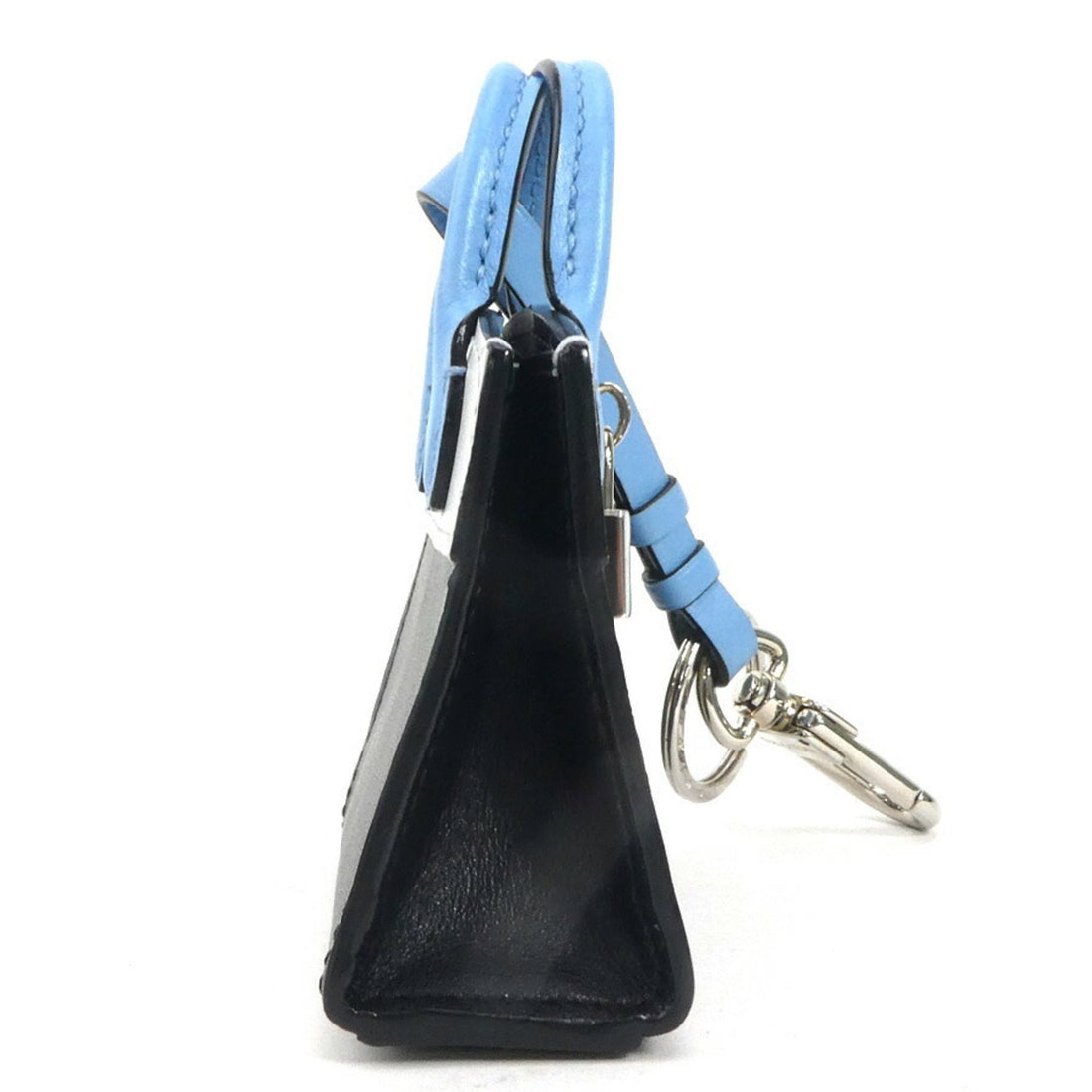 Louis Vuitton  blue Leather Keyring