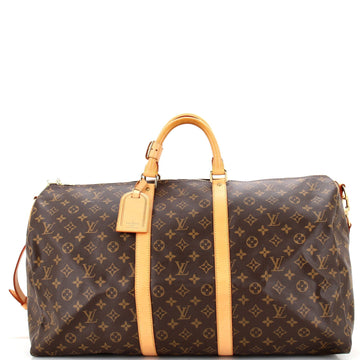 Keepall Bandouliere Bag Monogram Canvas 55