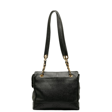 Top Quality Chanel  Triple Coca-Cola Chain  Bag Black Caviar  Lady Chanel
