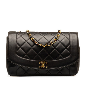 Chanel Matrace Dianaflap Chain Shoulder Bag Black G   Chanel