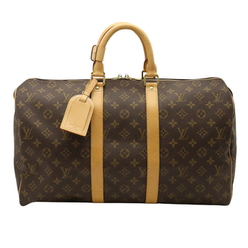 Louis Vuitton Keepall 45  Canvas Travel Bag