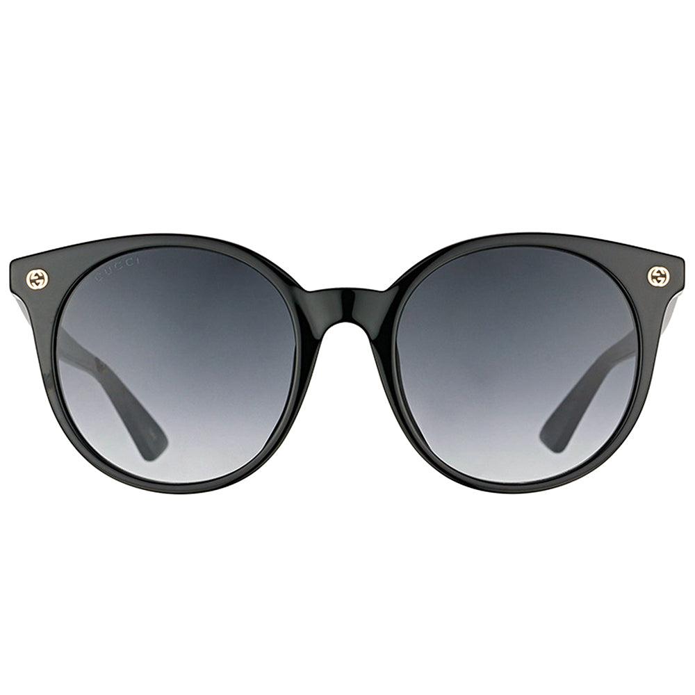 Gucci  GG 0091S 001 Womens Oval Sunglasses