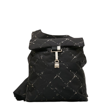 Chanel Travel Line Rucksack Black Nylon   Chanel Rucksack