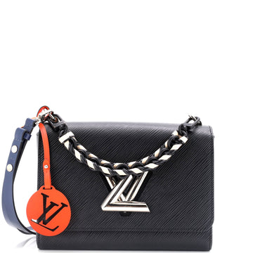 Braided Handle Twist Bag  Leather MM