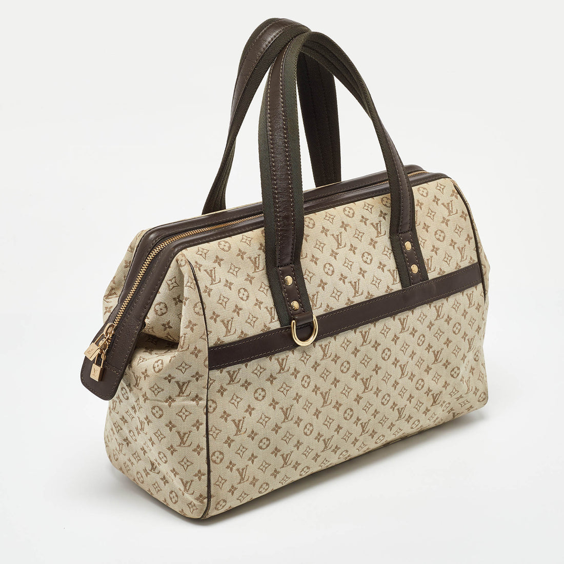 Louis Vuitton Beige/brown Monogram Mini Lin Canvas Josephine Gm Bag