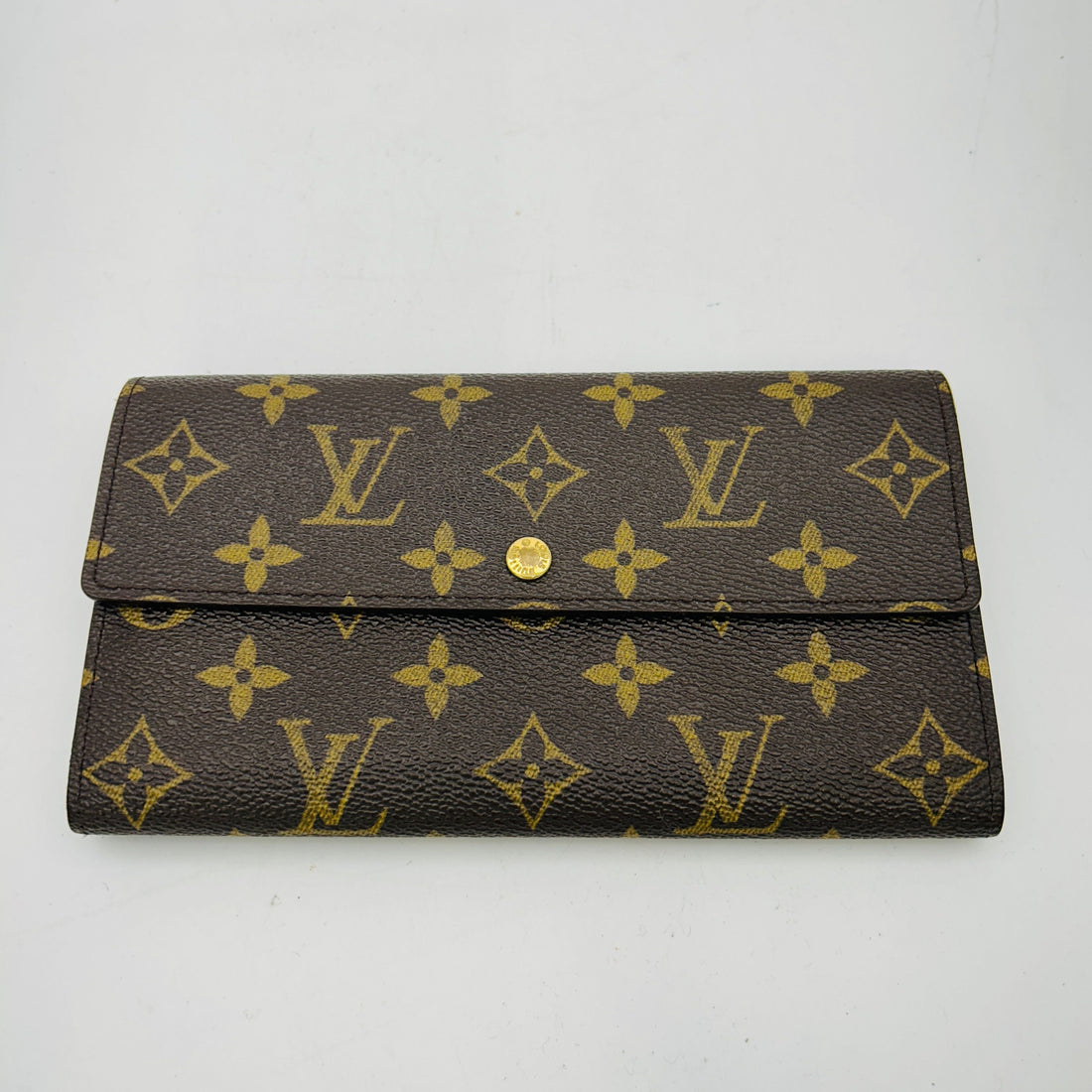LOUIS VUITTON Porte Monnaie Credit Long Walllet GP10171145