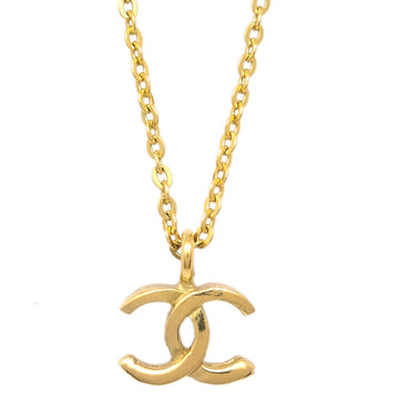 Chanel CC Gold Chain Pendant Necklace 1982