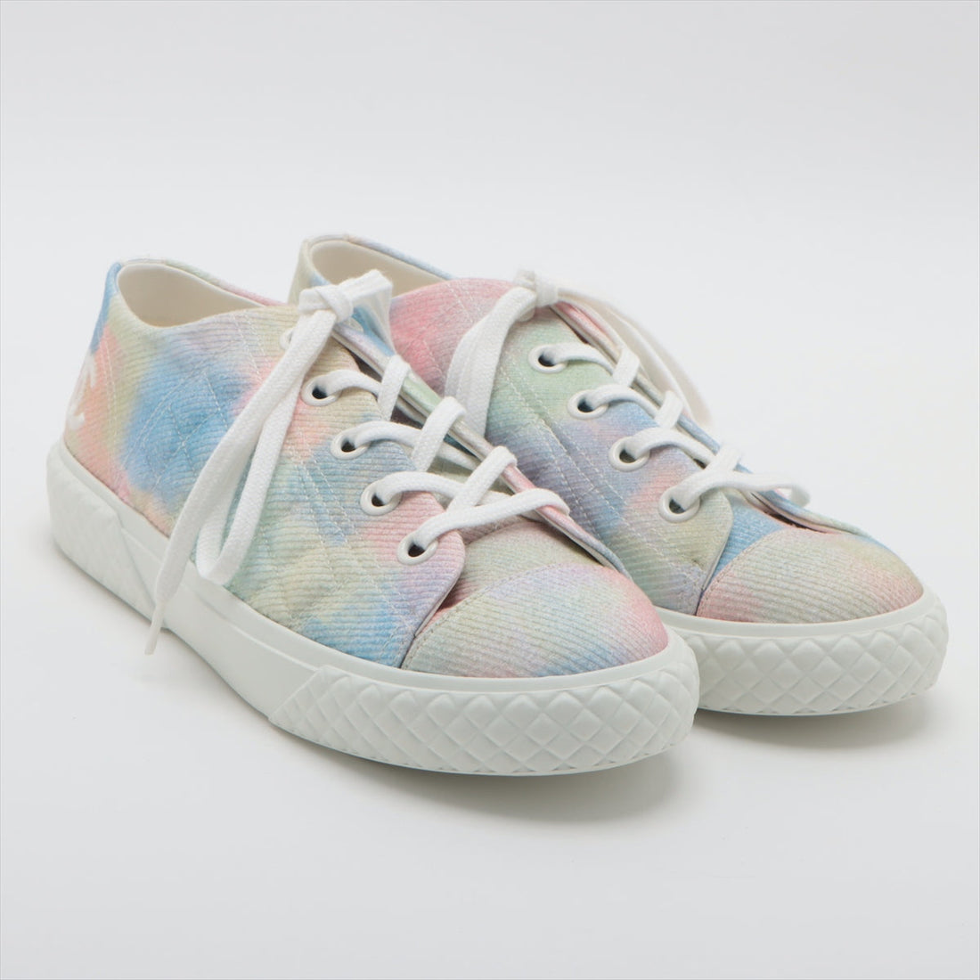 Chanel Coco 22SS Canvas Trainers 38C  Multicolor G38278 Matrasse