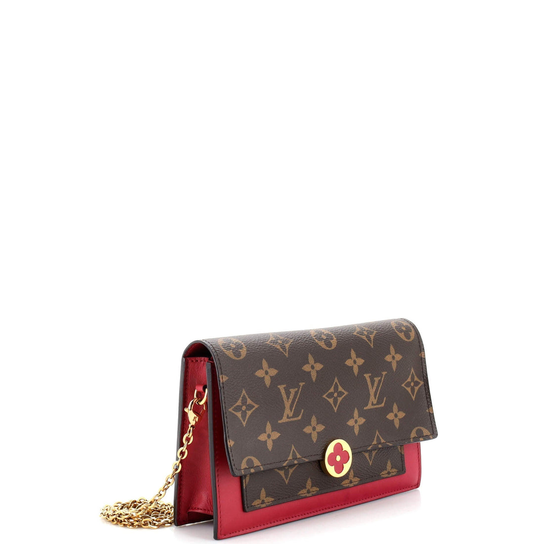 Flore Chain Wallet Monogram Canvas