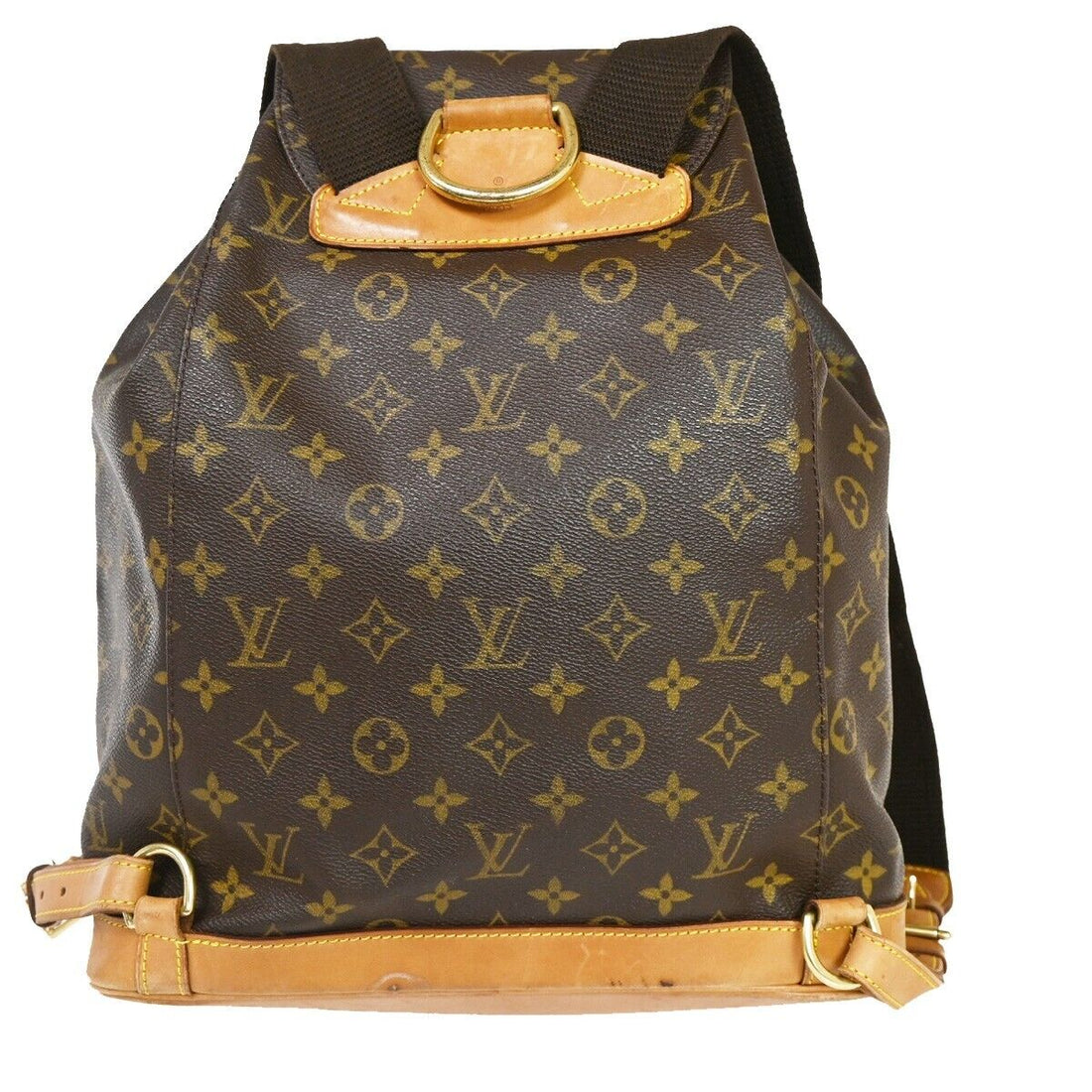 Louis Vuitton Montsouris Gm  Canvas Backpack Bag