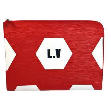 Louis Vuitton Jules  Leather Clutch Bag
