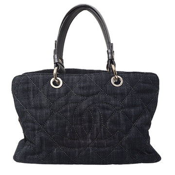Chanel Denim Leather Handbag