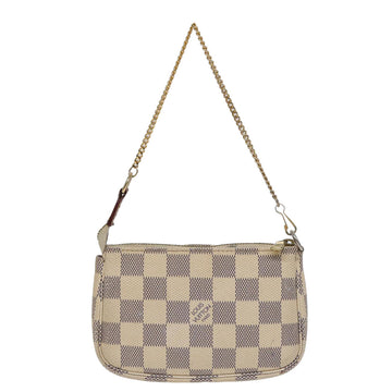 Louis Vuitton Pochette Accessoire  Canvas Clutch Bag