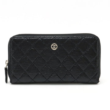 Chanel MATRACE COCOno mark ROUND Long Wallet  TWID LEADER BLACK BLACK SILVER A50097 BLUMIN BLUMIN no markET SHOP