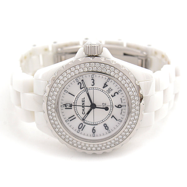 Top Quality Chanel J12 Diamond Bezel Quartz Watch H0967