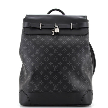 Steamer Backpack Monogram Eclipse Canvas