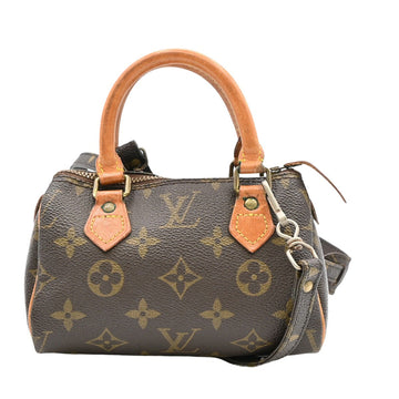 Louis Vuitton Mini Speedy  Canvas Handbag