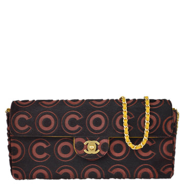 Chanel Bordeaux Pony Hair COCO East West Shoulder Bag