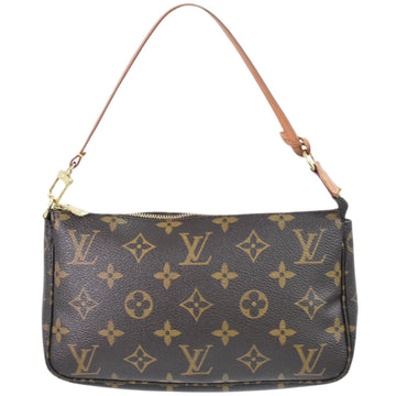 Louis Vuitton Pochette Accessoire  Canvas Clutch Bag