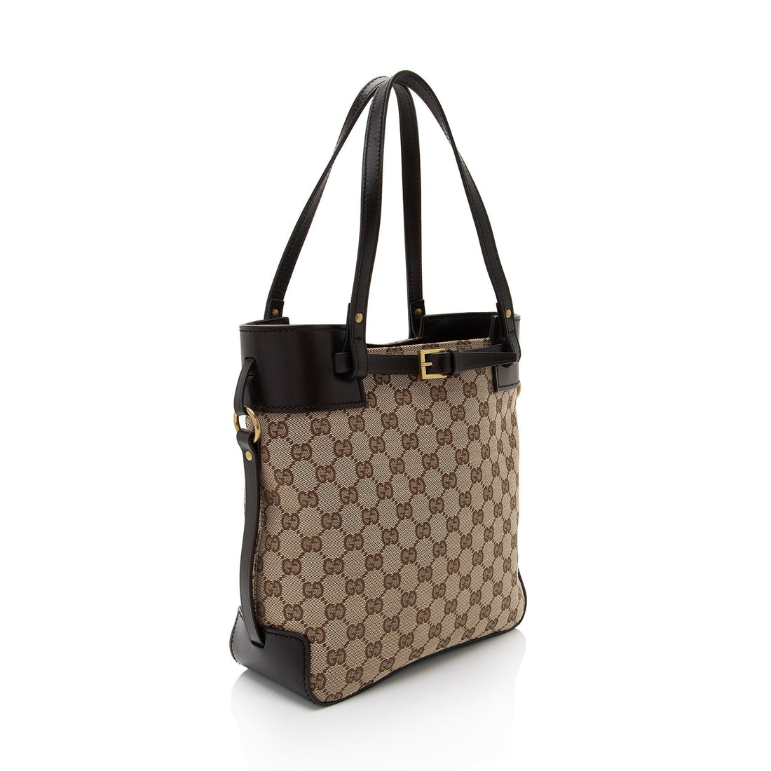 Gucci GG Canvas Belted Tote