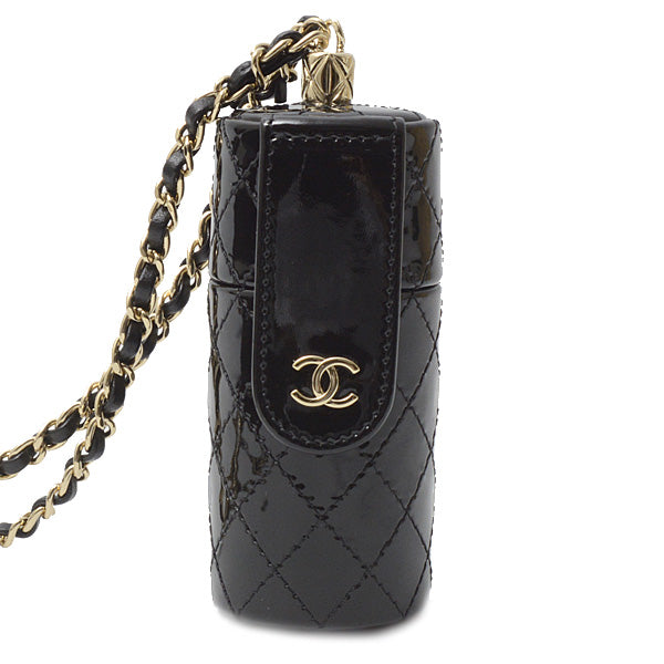Chanel  Leather Chain Shoulder Lip Case