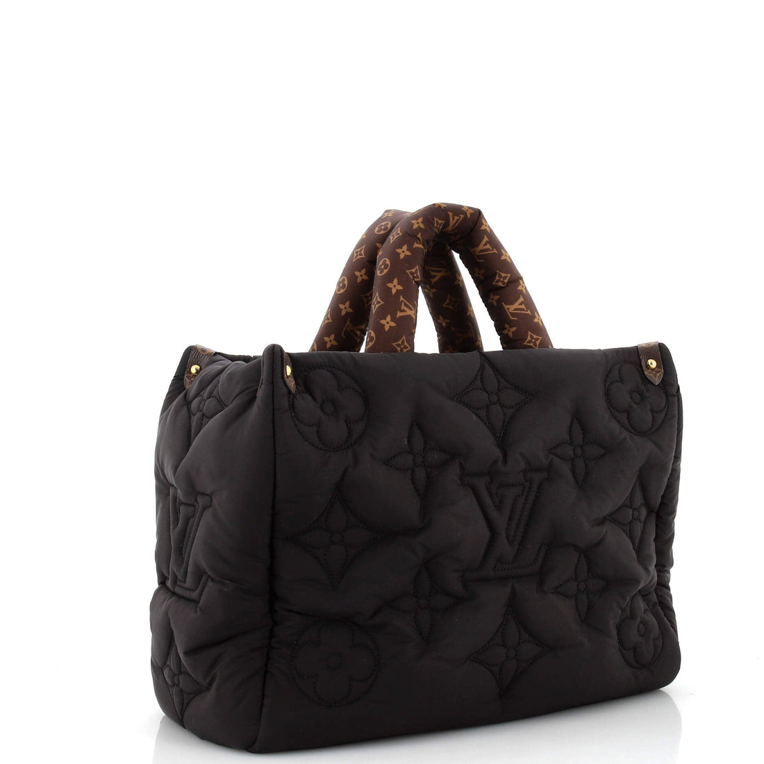 Pillow OnTheGo Tote Monogram Quilted Econyl Nylon MM