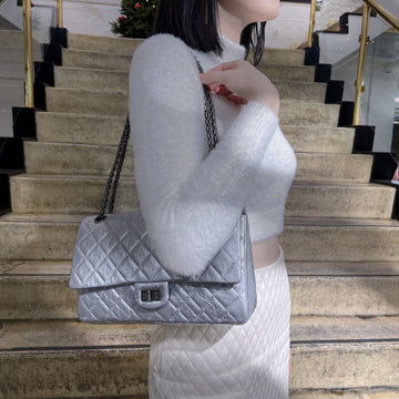Chanel 2.55 Flap Bag Silver