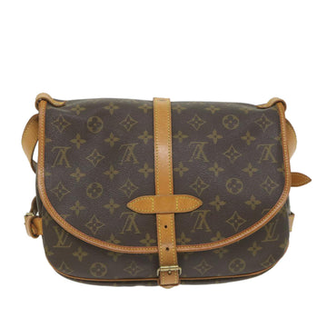 Louis Vuitton Saumur 30  Canvas Shoulder Bag