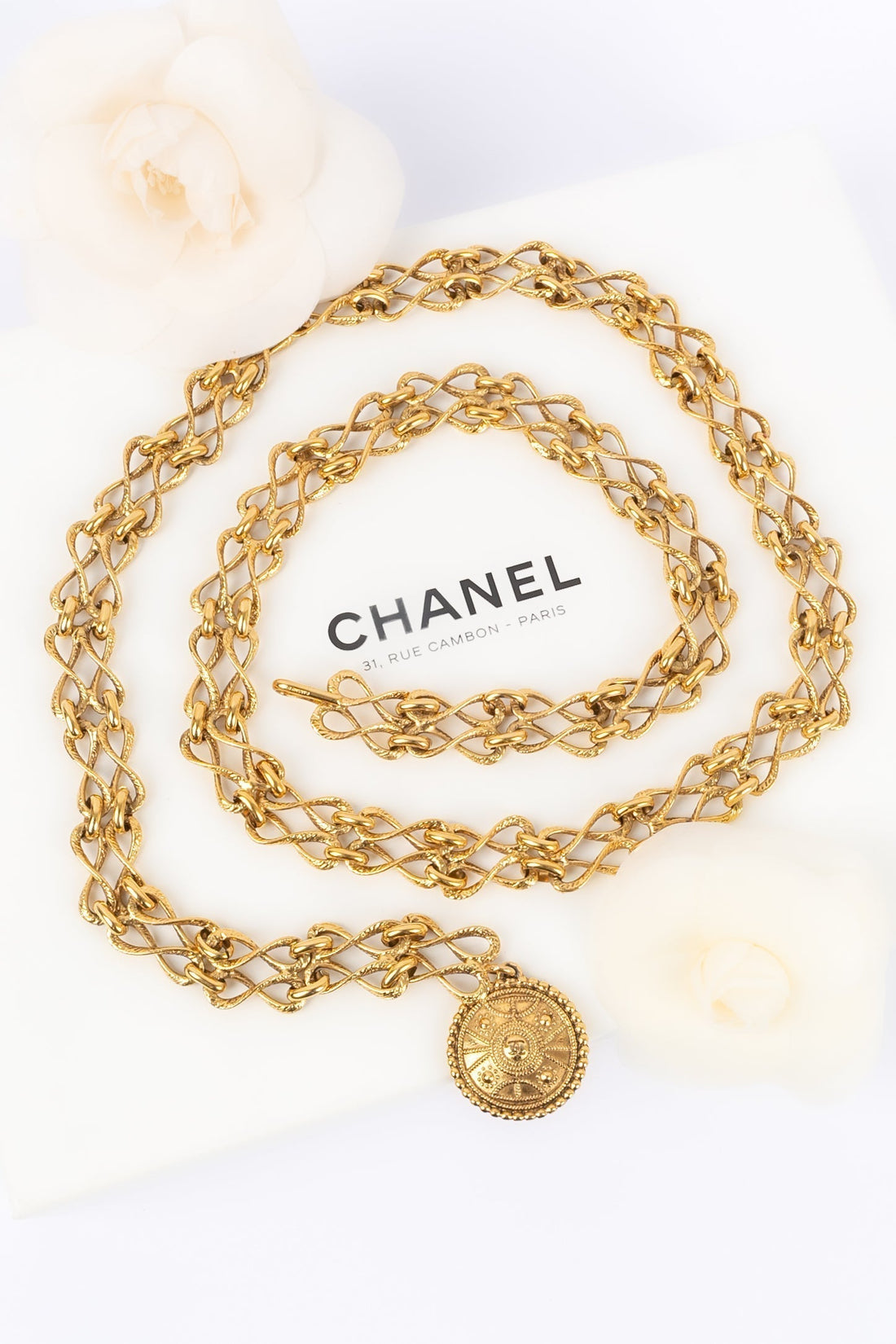 Ceinture dor?©e Top Quality Chanel 1980s