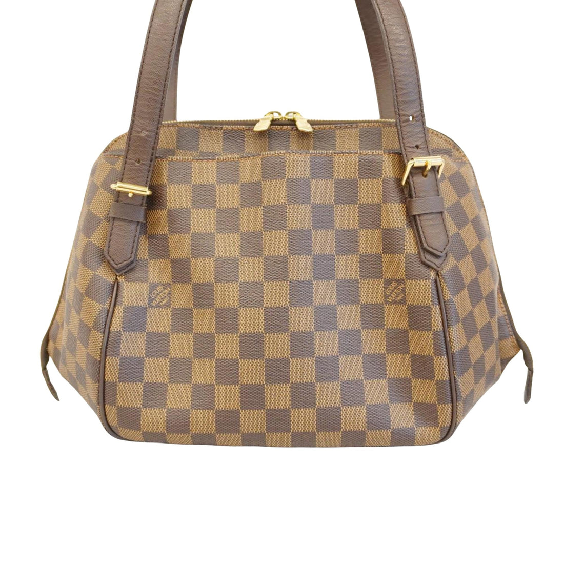 Louis Vuitton Belem Mm  Canvas Shoulder Bag