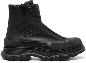 TREAD SLICK LEATHER ANKLE BOOTS