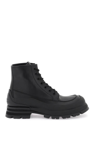LEATHER ANKLE BOOTS