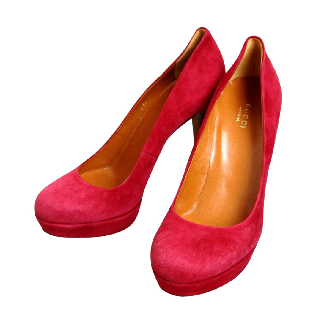 Gucci Women's  Suede Platform Pump Shoes