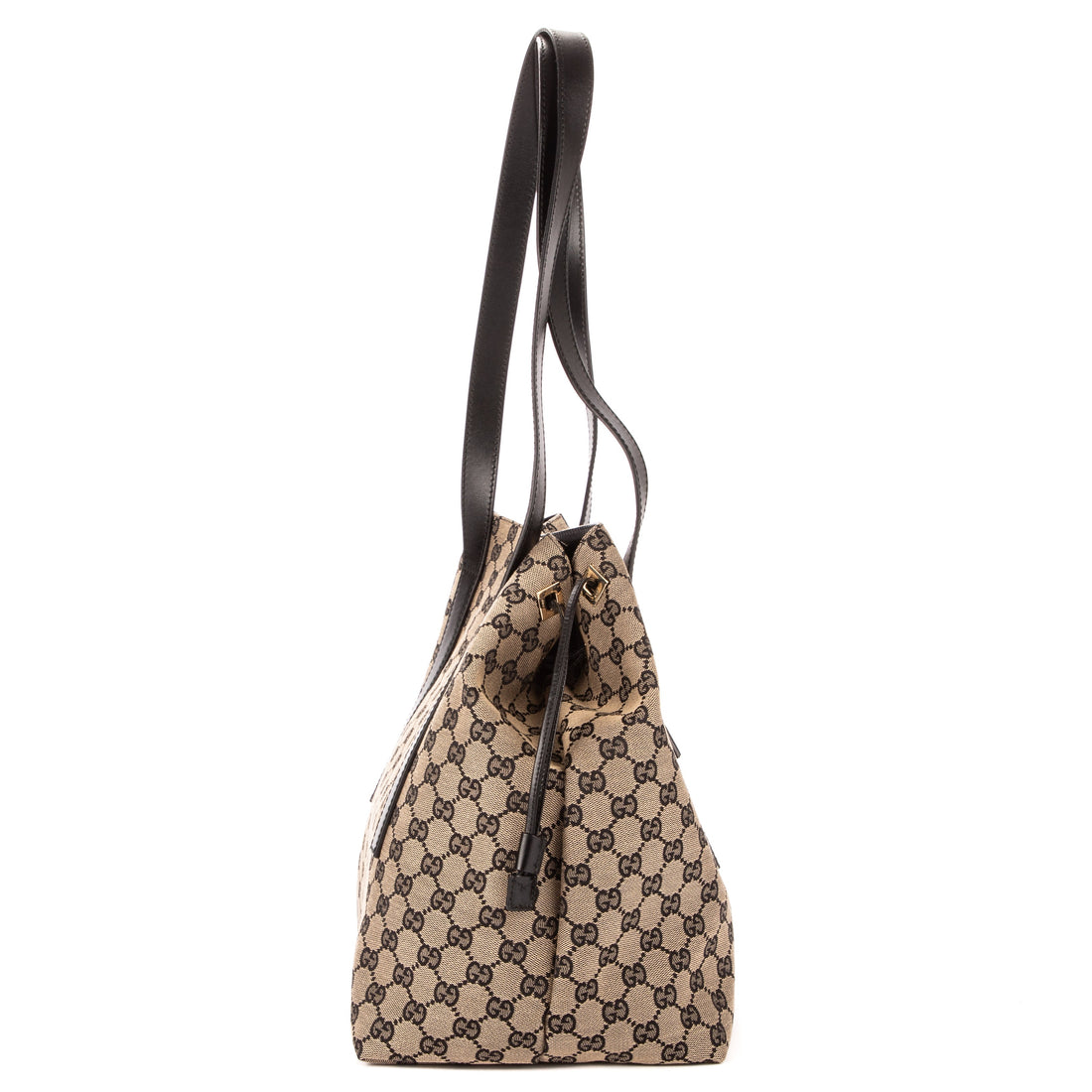 Long Straps Drawstring Tote