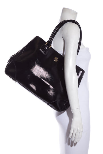 Tory Burch Black   Leather Tote