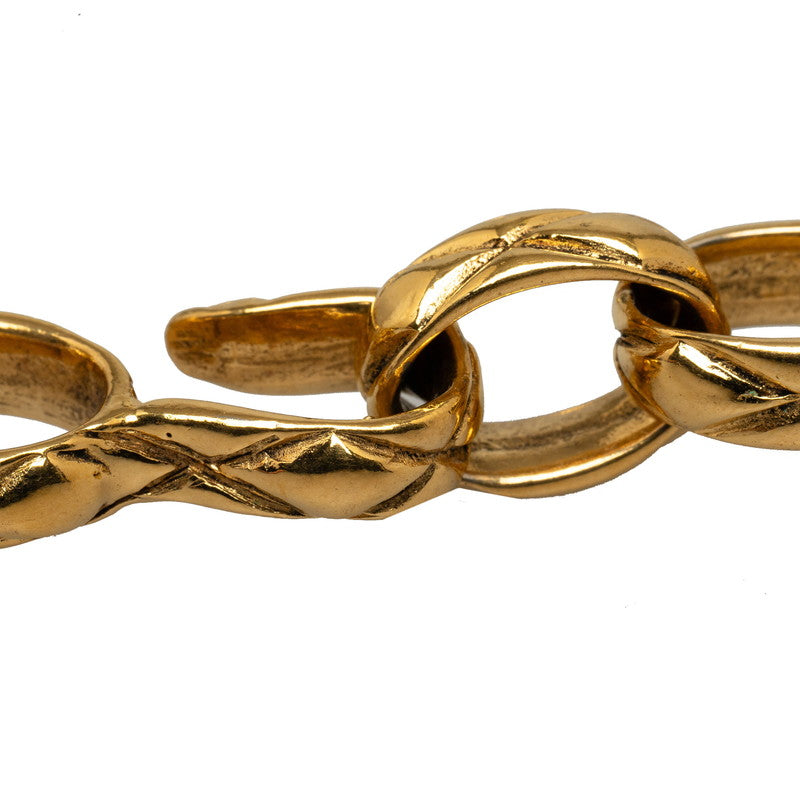 Chanel  Mattress Chain Belt Gold Mackie   Chanel Luxury