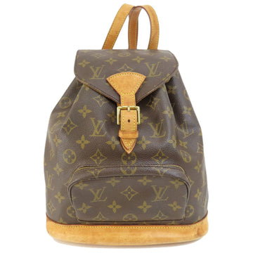 Louis Vuitton Montsouris Mm  Canvas Backpack Bag