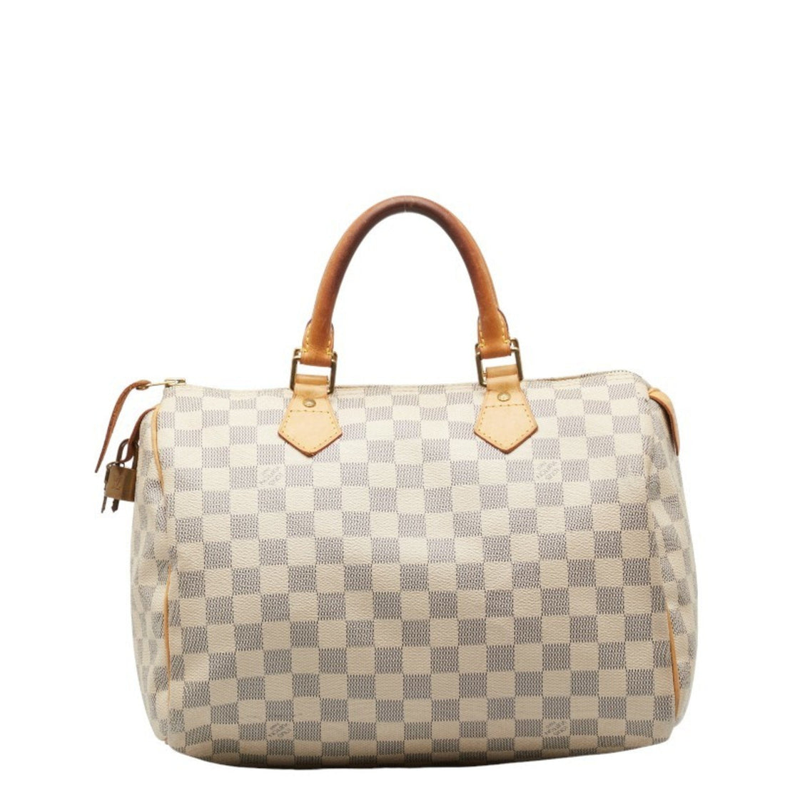 Louis Vuitton Speedy 30  Canvas Handbag