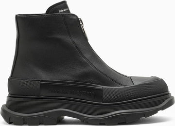 BLACK ZIP TREAD SLICK BOOT