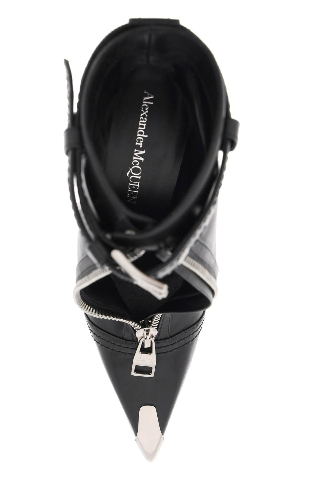 'SLASH BIKER' ANKLE BOOTS
